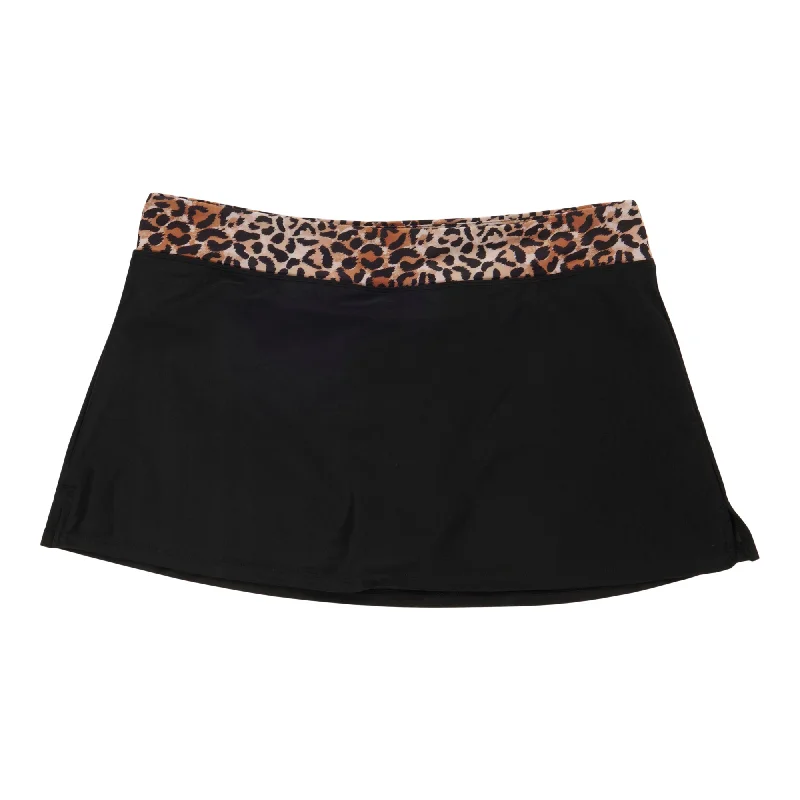 ACX Active Women's Animal Skortini button skirt front