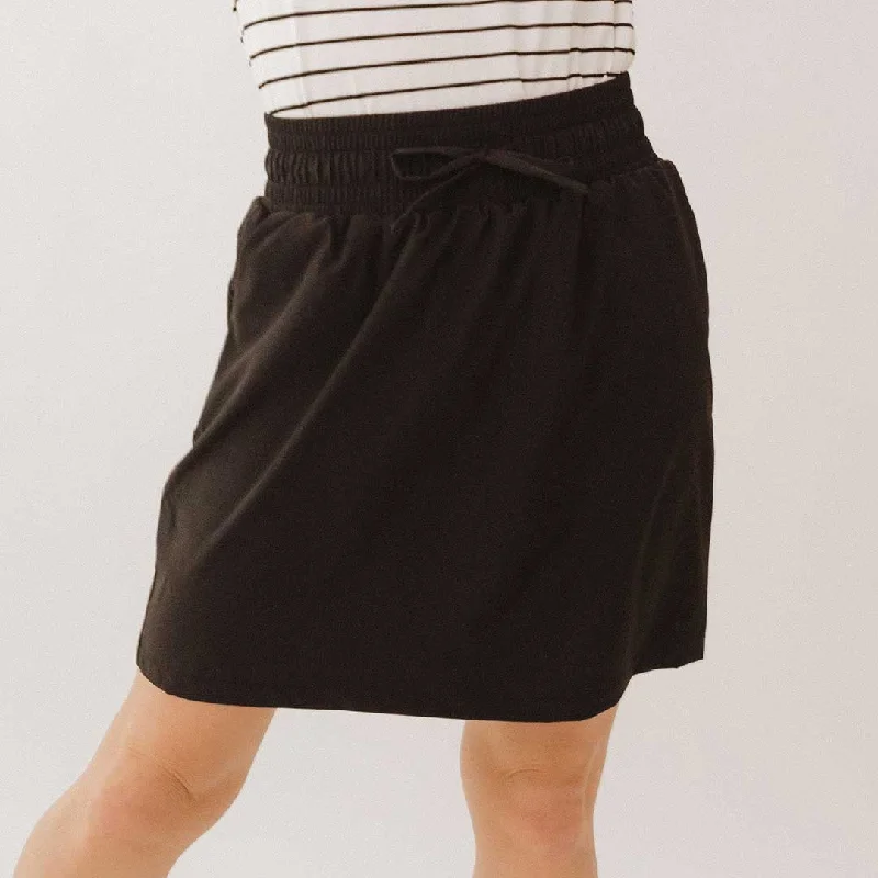 Cher Skirt, Black athletic skirt fit