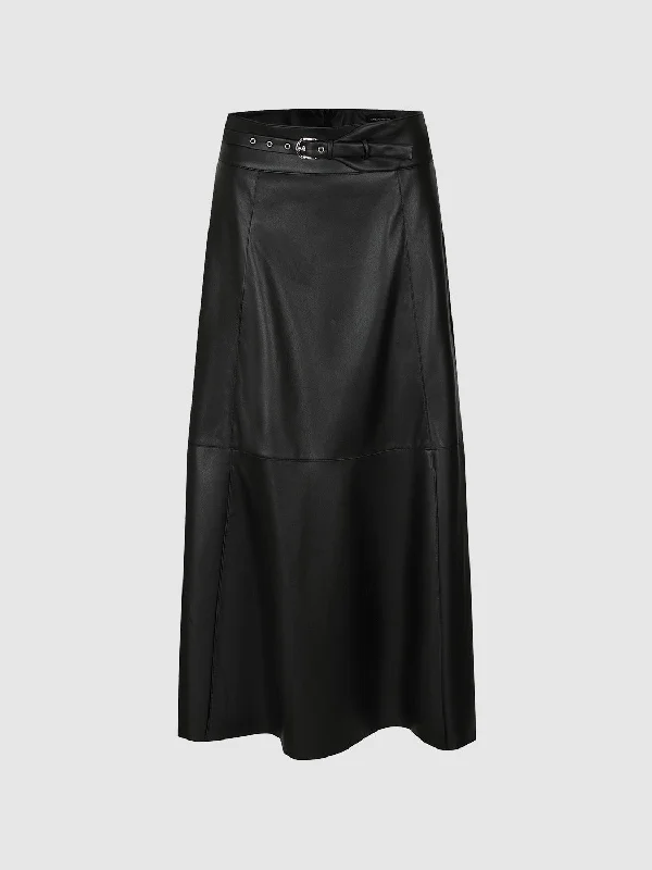 Flared A-Line Skirts midi skirt versatile