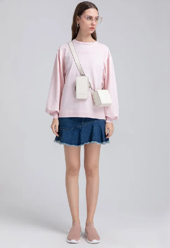 Flounce Denim Skirt seamless skirt comfort