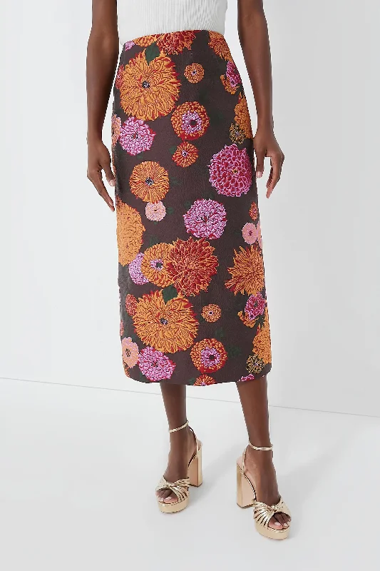 Jacquard Gyn Pencil Skirt low waist skirt