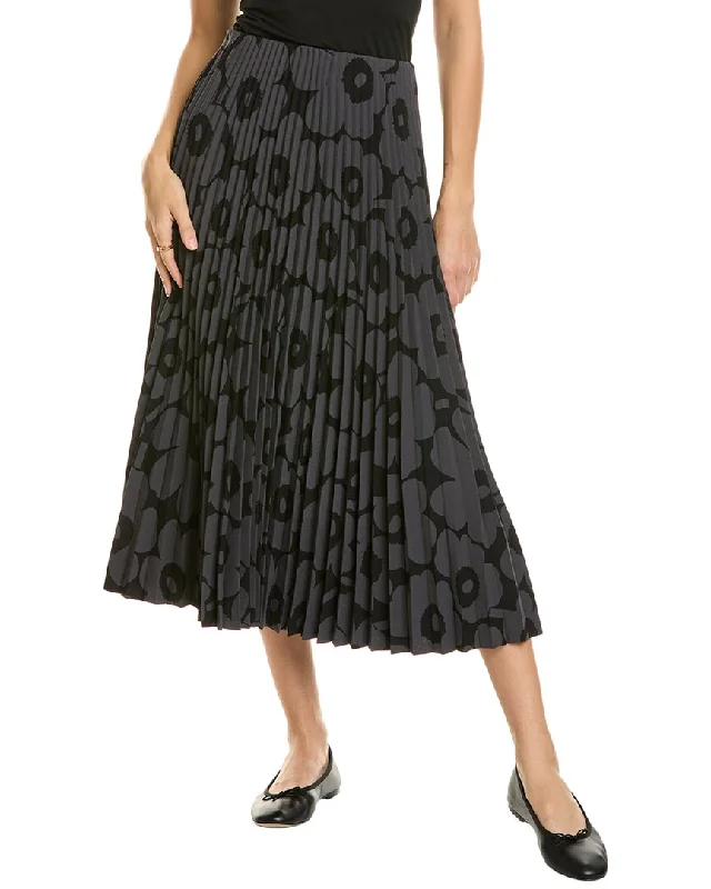 Marimekko Myy Unikko Skirt silk skirt lustrous