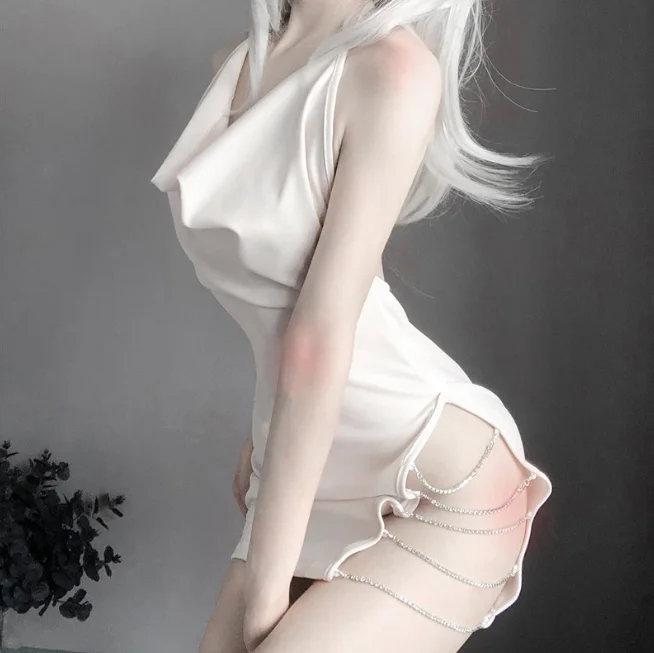 SEXY BAG HIP SKIRT YV21703 silk skirt elegant