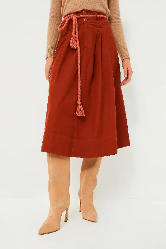 Strawberry Jam The Field Skirt silk skirt sleek