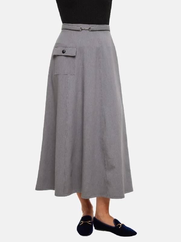 THE DIANA SKIRT satin skirt smooth