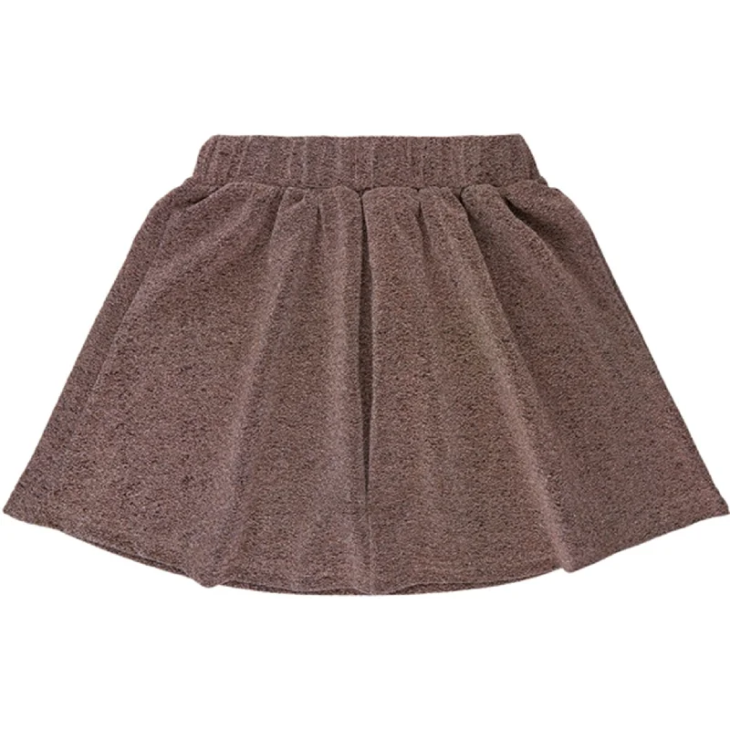 The New Gold Glitter Idalou Skirt denim skirt classic